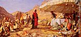 John Frederick Lewis Famous Paintings - A Frank Encampment In The Desert Of Mount Sinai